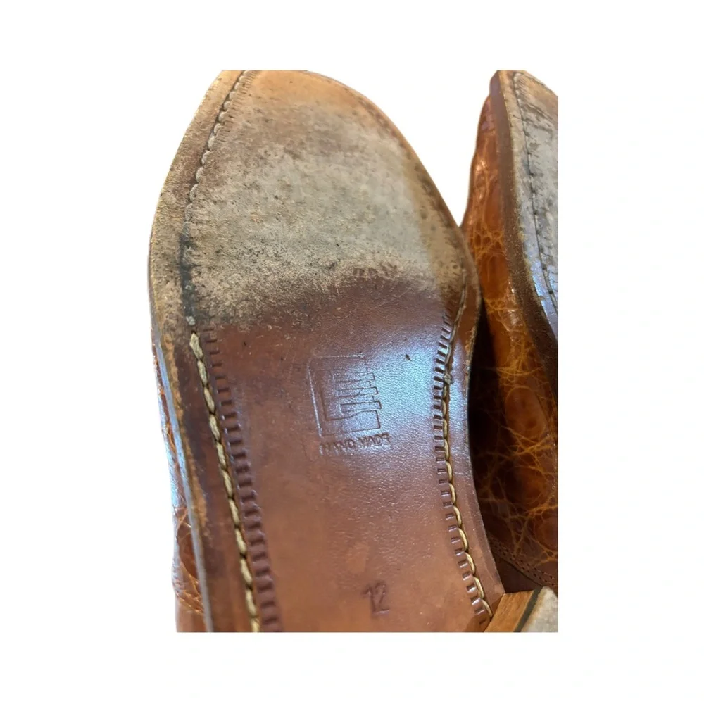 DAVID EDEN Loafers (12, Brown, Crocodile) - Picture 7 of 7